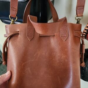Madewell Brown Leather Crossbody Bag